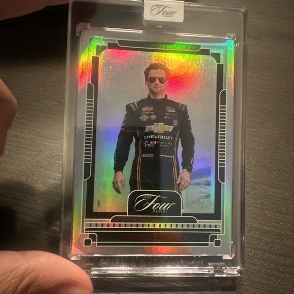 Connor Mosack 2025 Panini Turn Four NASCAR Silver Foil #55 NASCAR #16/25 - Picture 2 of 3